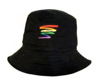 gay pride bucket hat